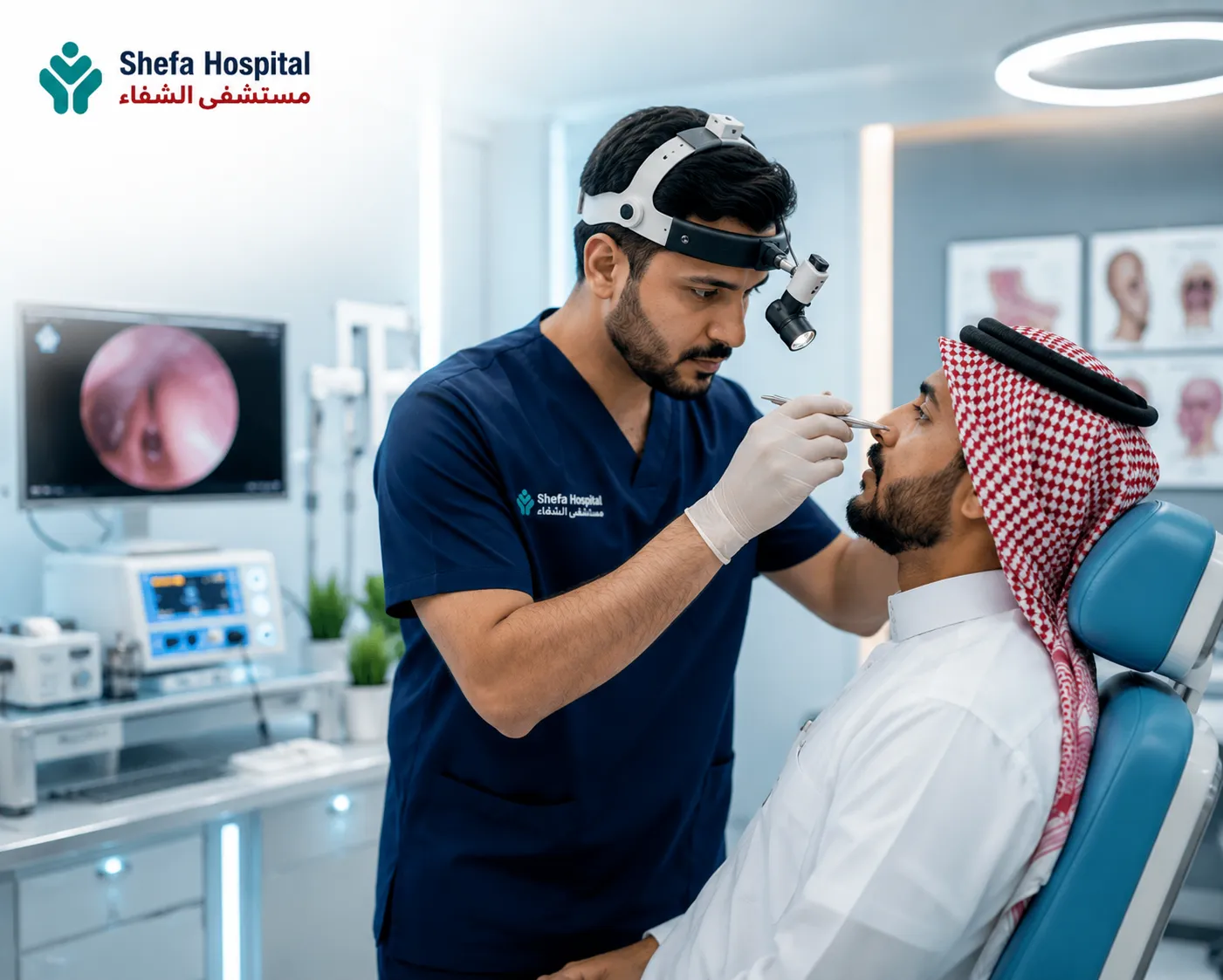 Best ENT specialist in Makkah providing complete care for ear, nose, and throat conditions at Shefa Hospital.