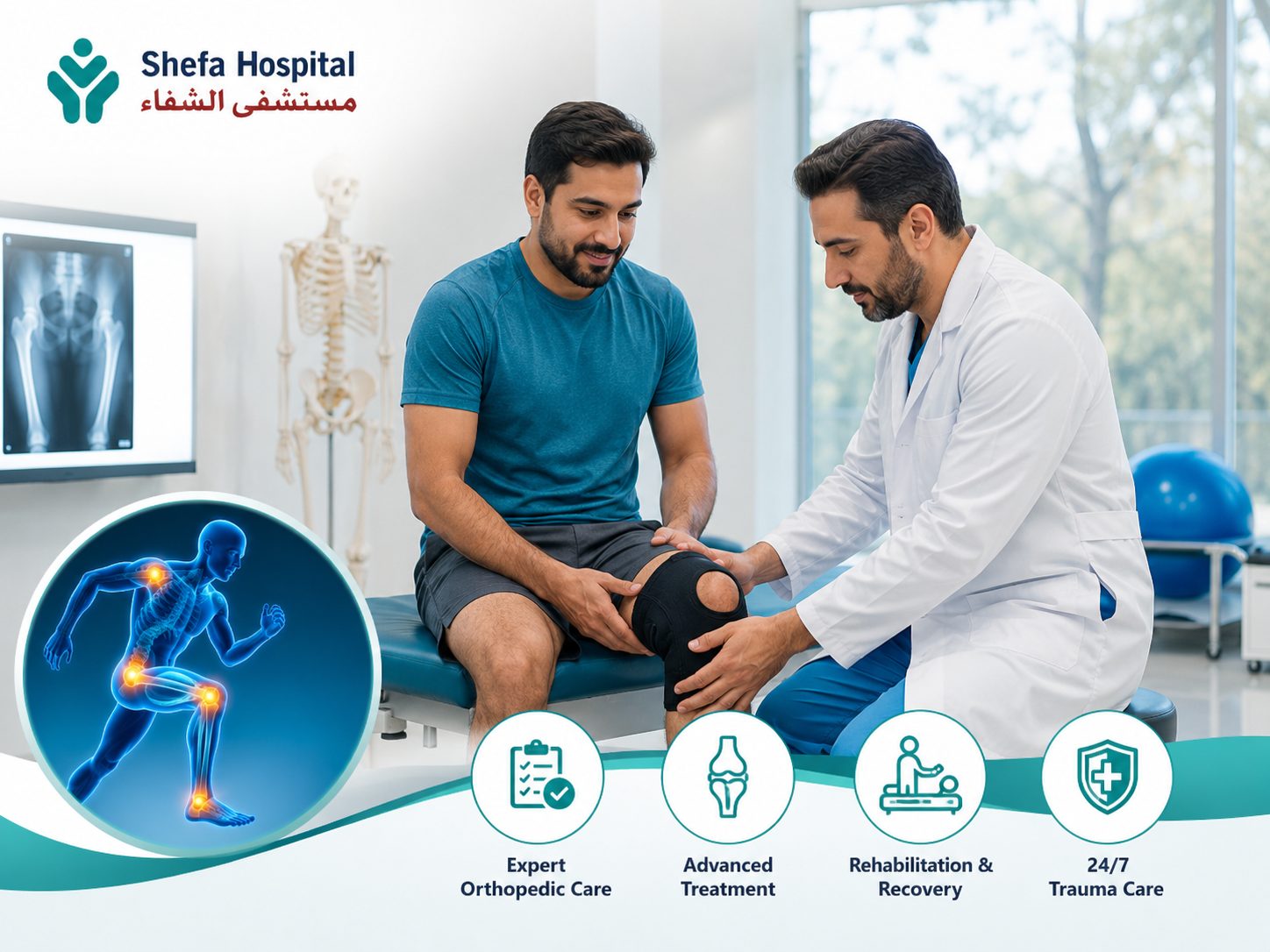 Orthopedic doctor consultation