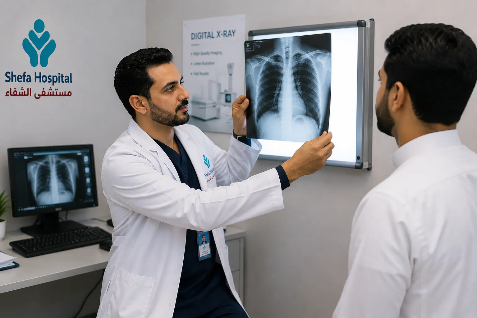 Radiology imaging including digital X-rays used during pre-employment medical examinations
