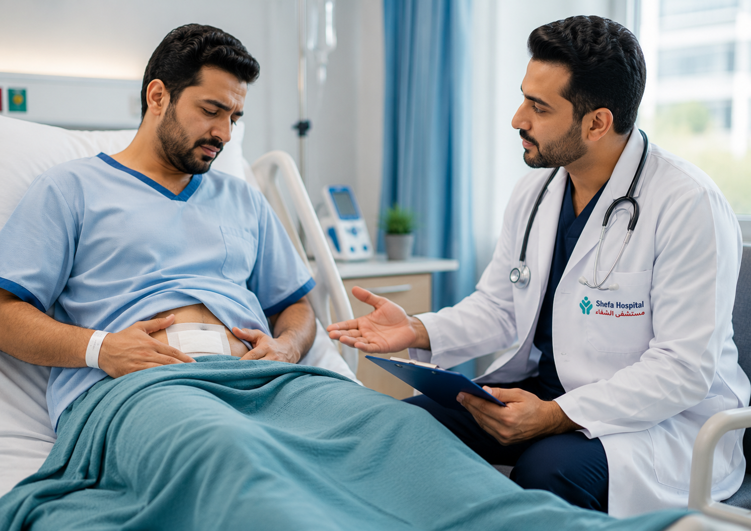 Patient learning to recognize postoperative recovery warning signs