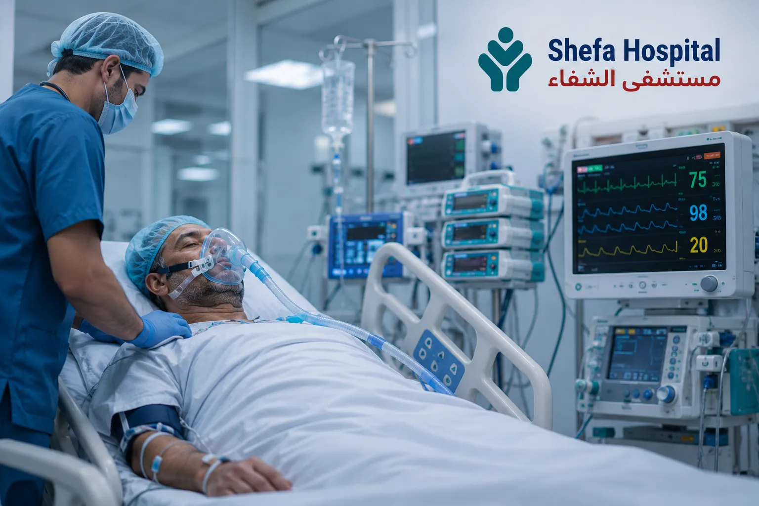 Medical team evaluating a patient for early admission to intensive care to ensure timely intervention.