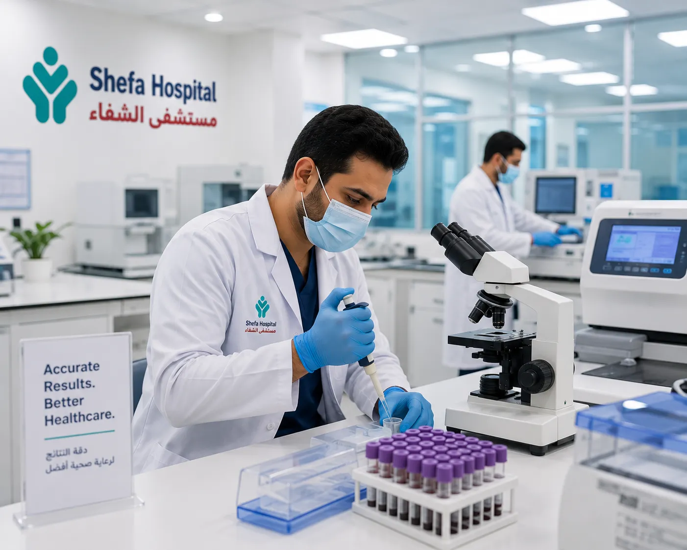 Best Medical Laboratory at Shefa Hospital in Makkah.