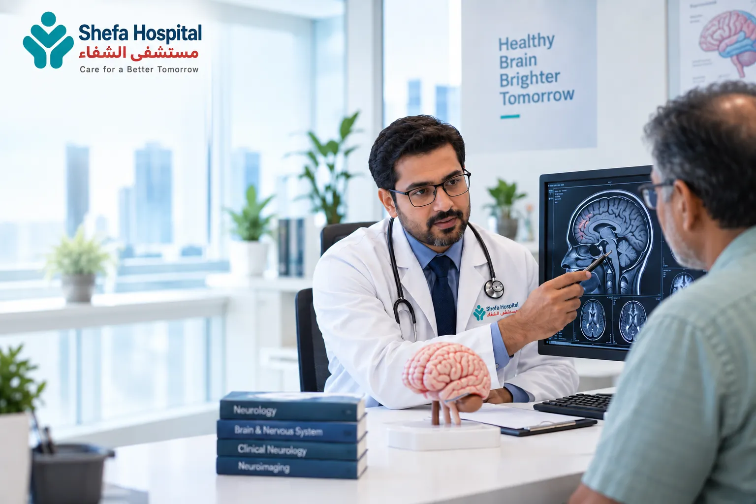 A clear comparison between a neurologist and a neurosurgeon providing neurology care.