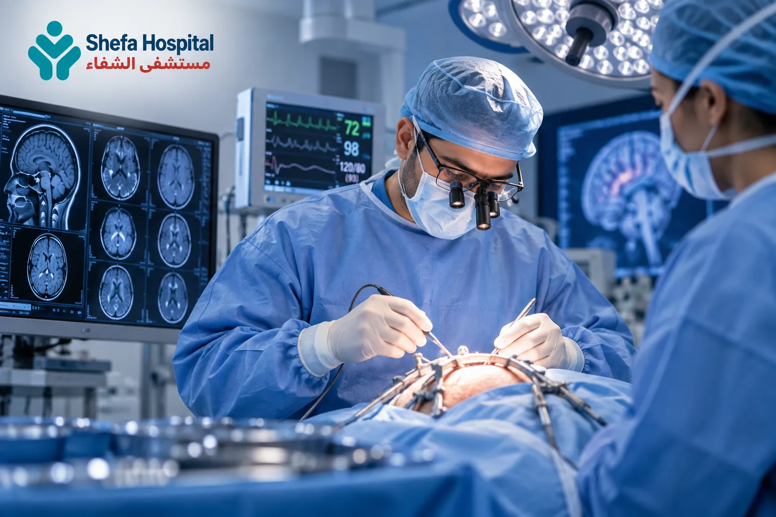 A modern hospital facility for neurology patients needing care from a neurologist.