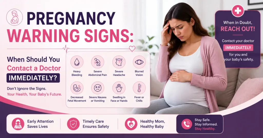 Pregnancy Warning Signs: When Should You Contact a Doctor Immediately?