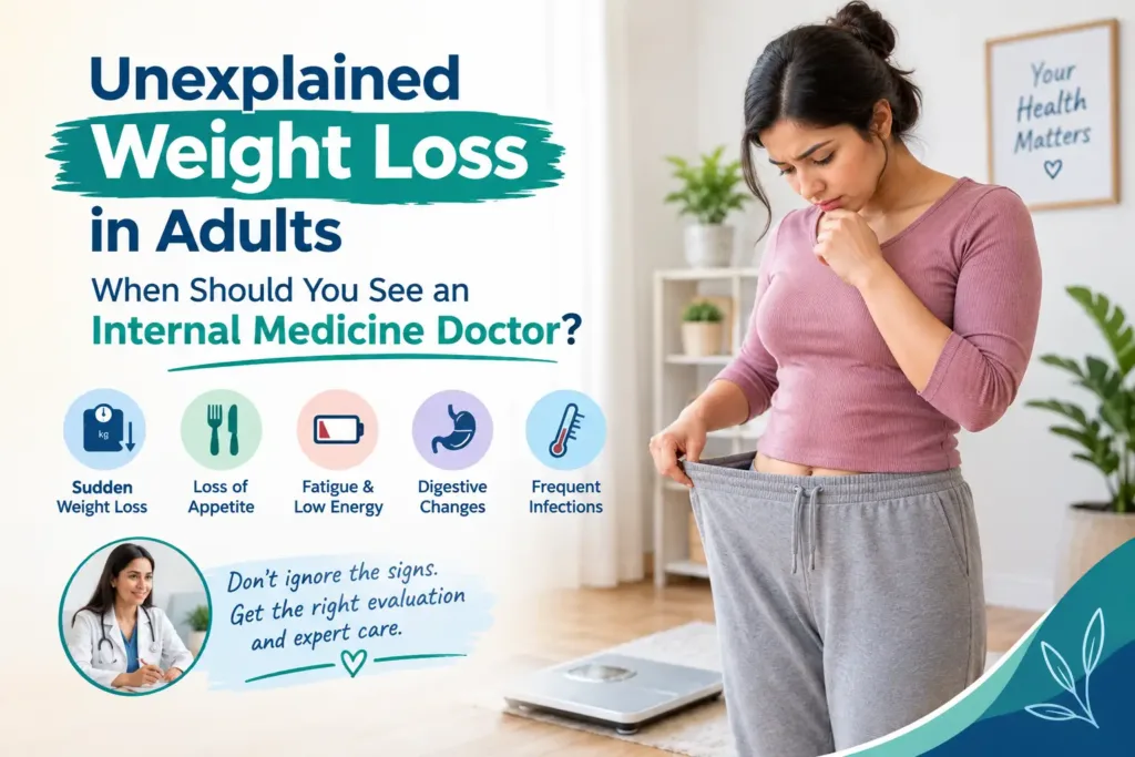 Unexplained Weight Loss in Adults: When Should You See an Internal Medicine Doctor?